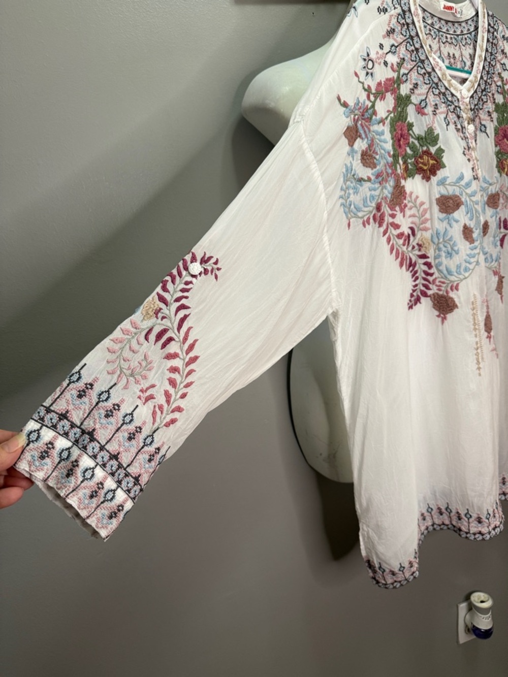 Johnny Was Sundae Embroidered Tunic 2X - Picture 6 of 8